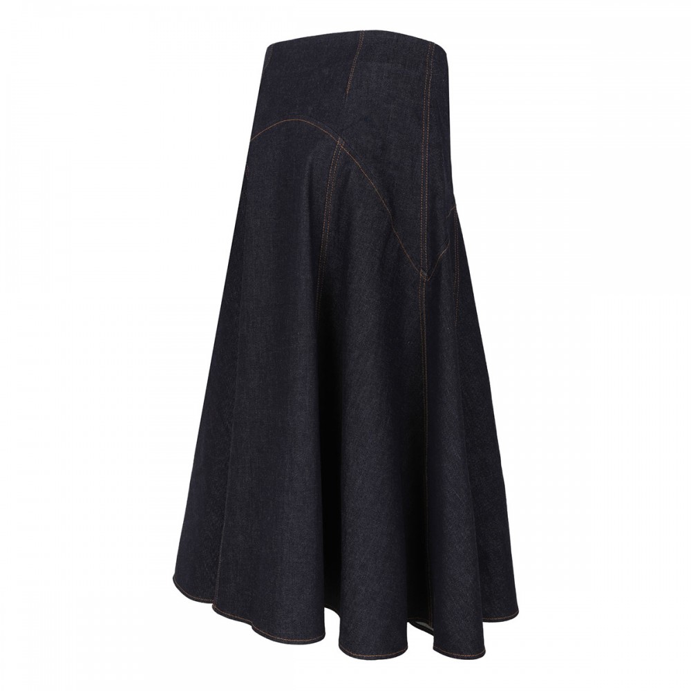 The Triangle de-Nîmes denim skirt