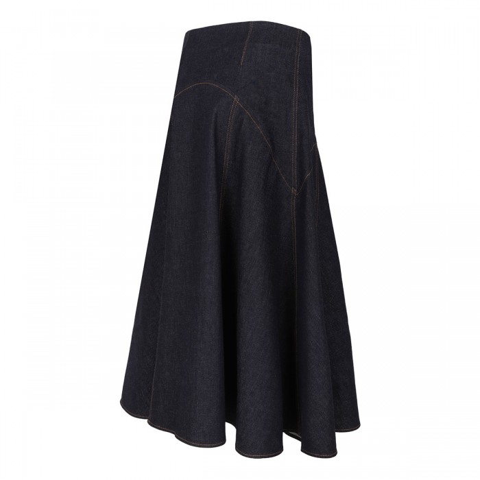 The Triangle de-Nîmes denim skirt