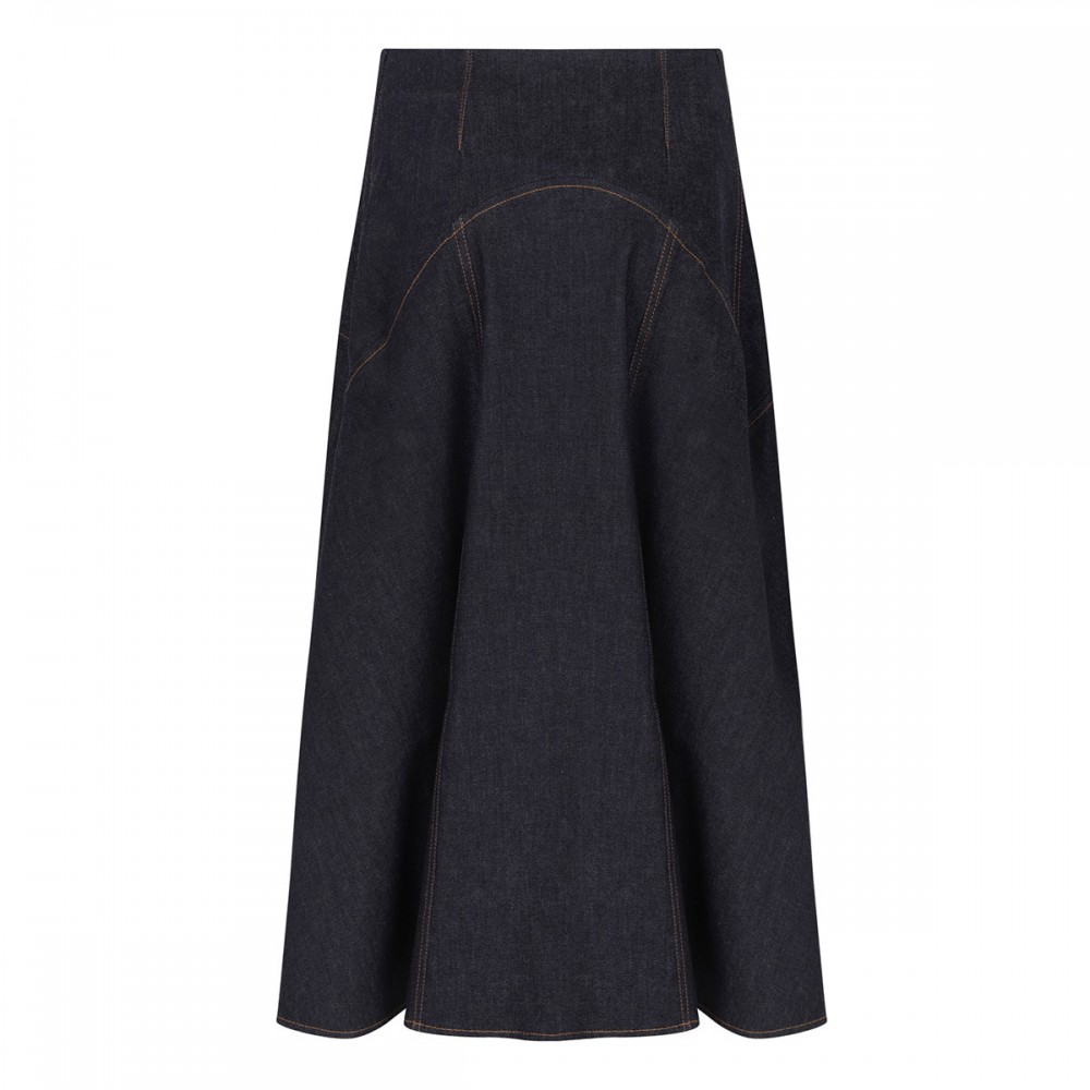 The Triangle de-Nîmes denim skirt