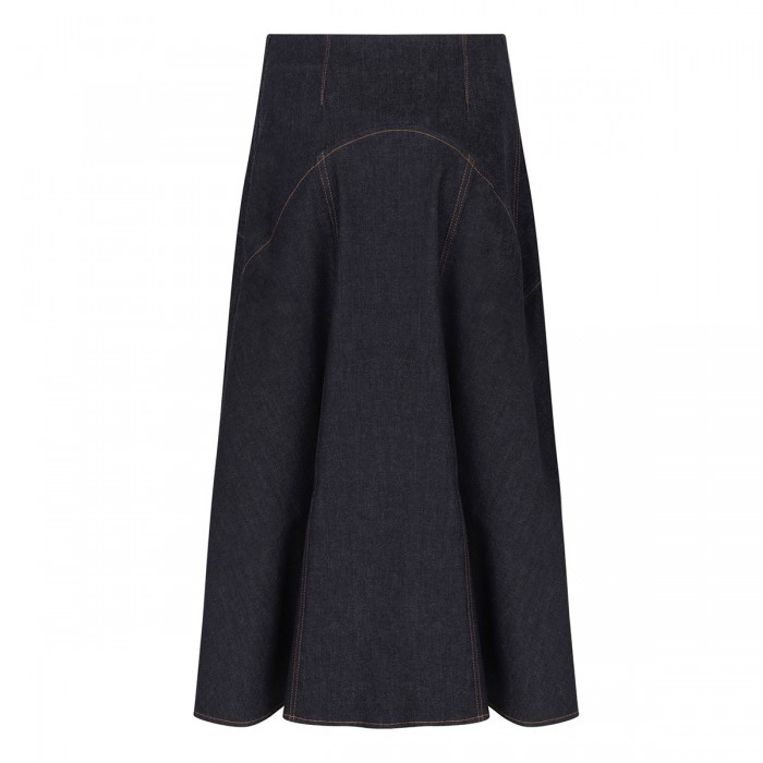 The Triangle de-Nîmes denim skirt