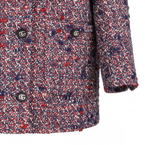 Multicolor bouclé wool jacket 2