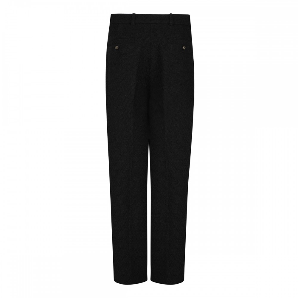 Wool tweed pants
