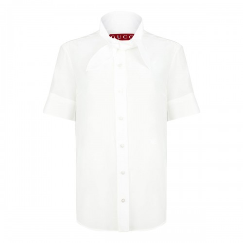 Silk crepe de chine shirt