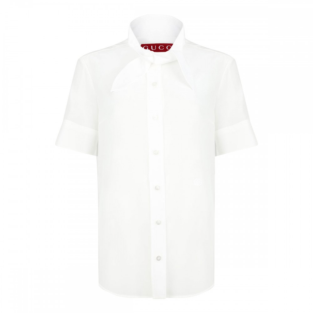 Silk crepe de chine shirt