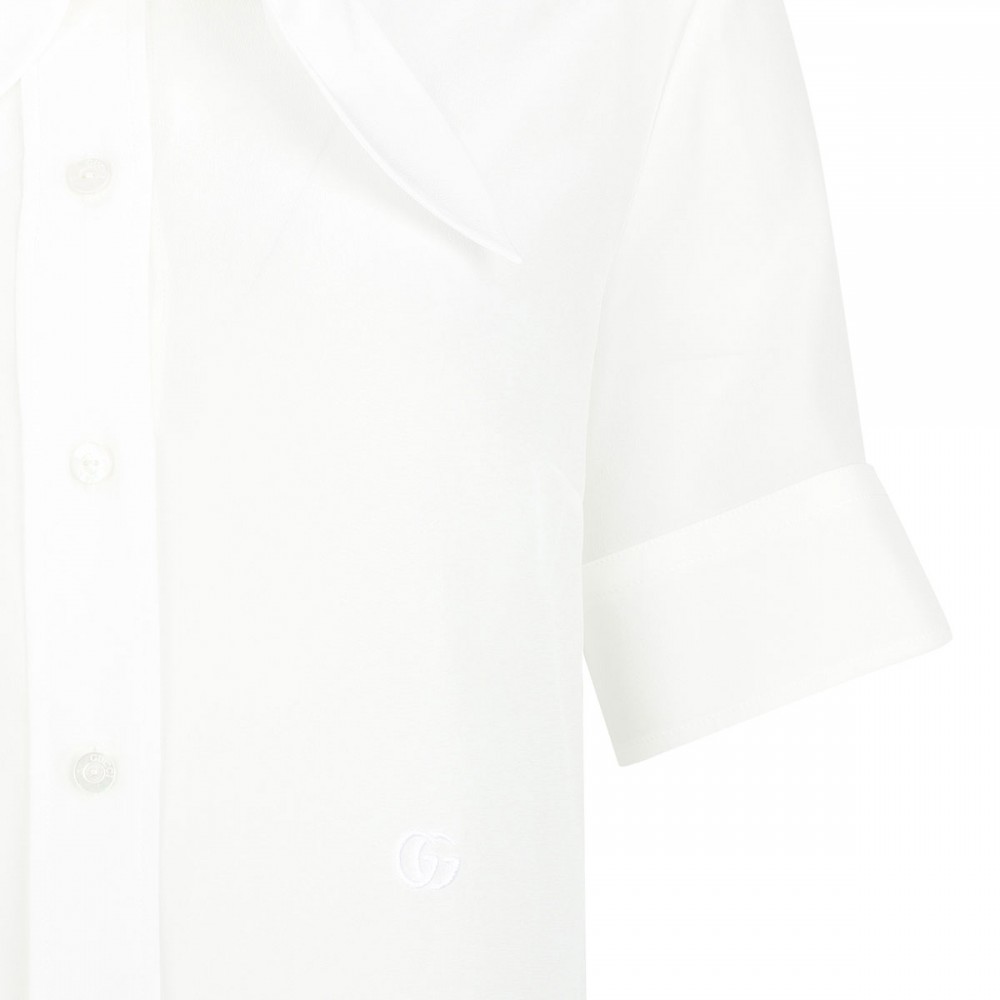 Silk crepe de chine shirt