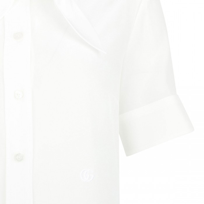 Silk crepe de chine shirt