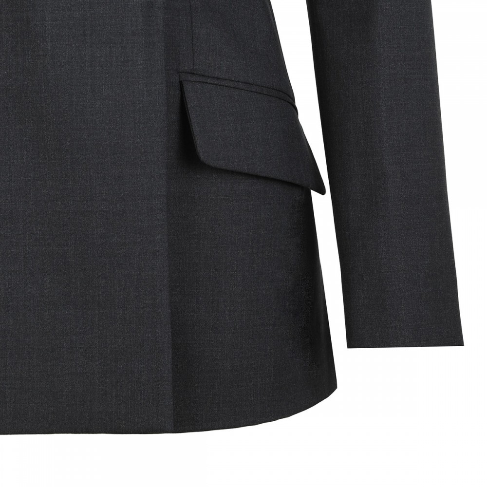 Double-breasted wool jacket