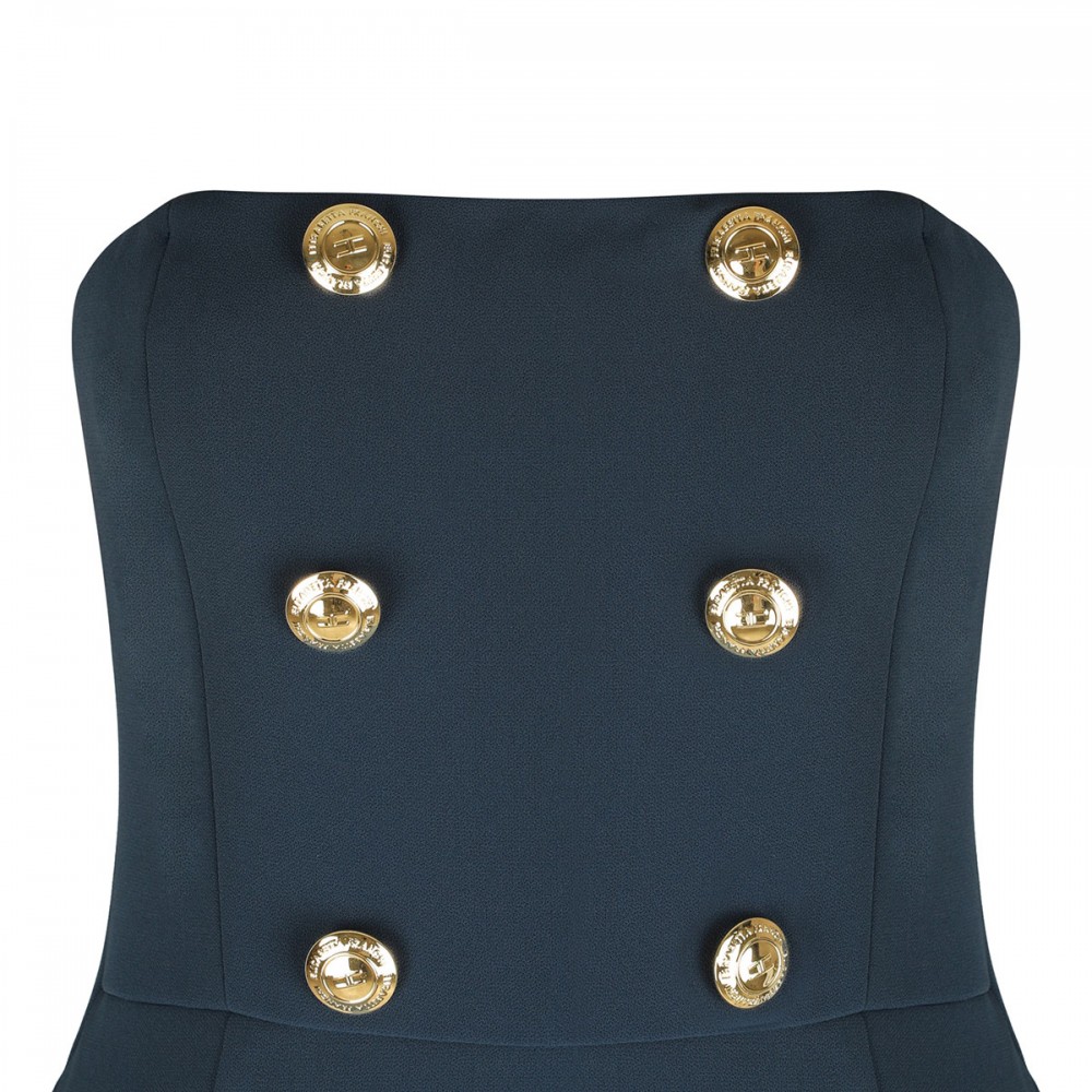 Lightweight crepe fabric long dress