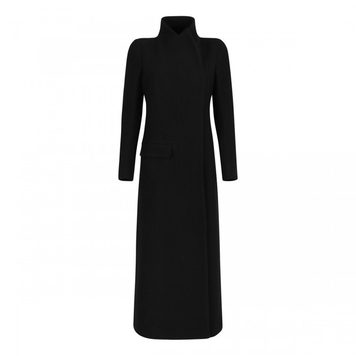 Black virgin wool coat