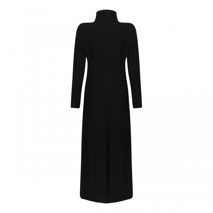 Black virgin wool coat