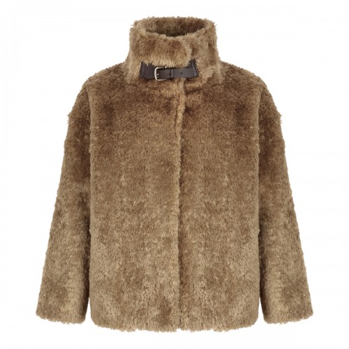 Soft faux fur jacket