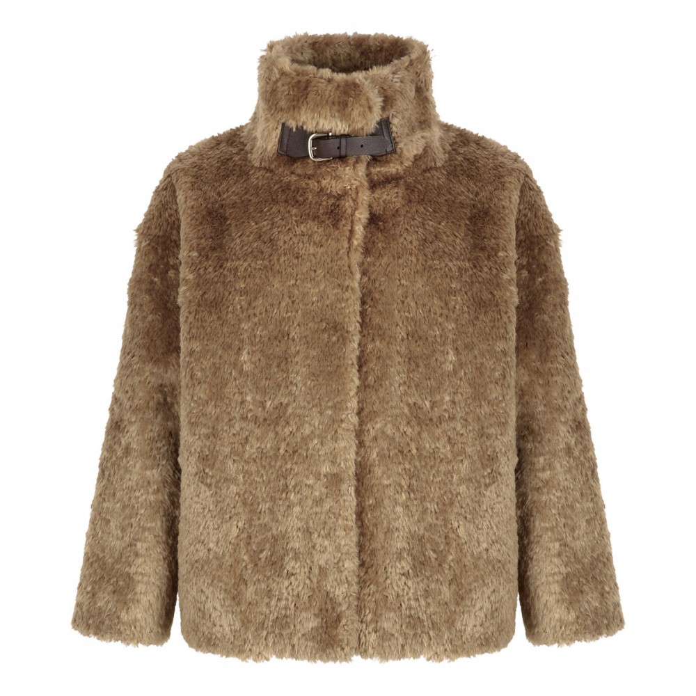 Soft faux fur jacket