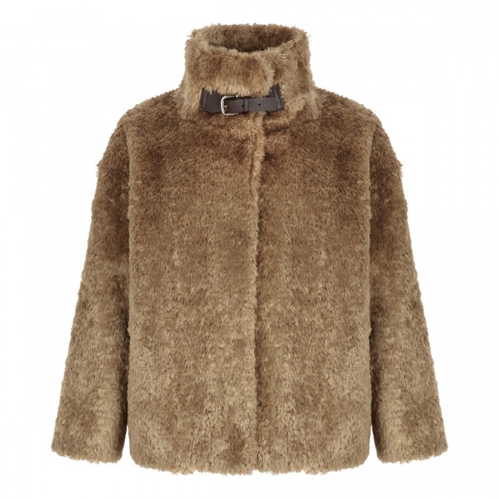 Soft faux fur jacket