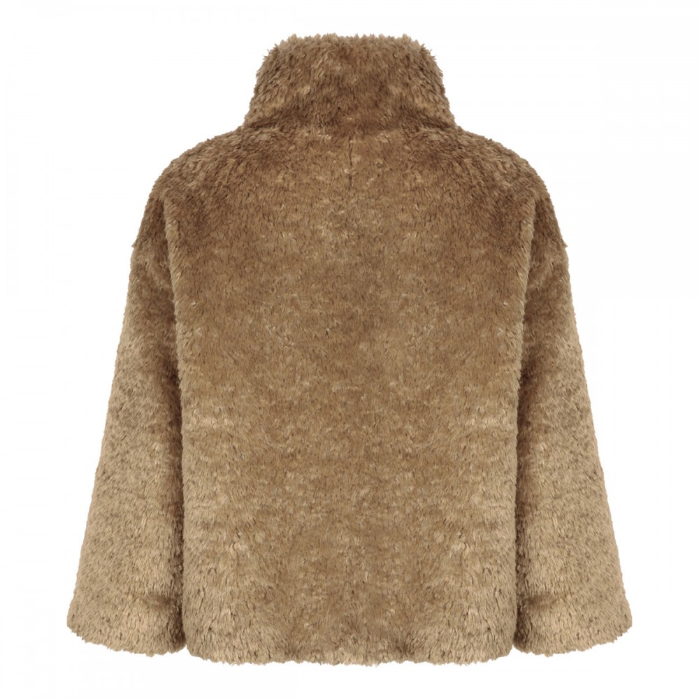 Soft faux fur jacket