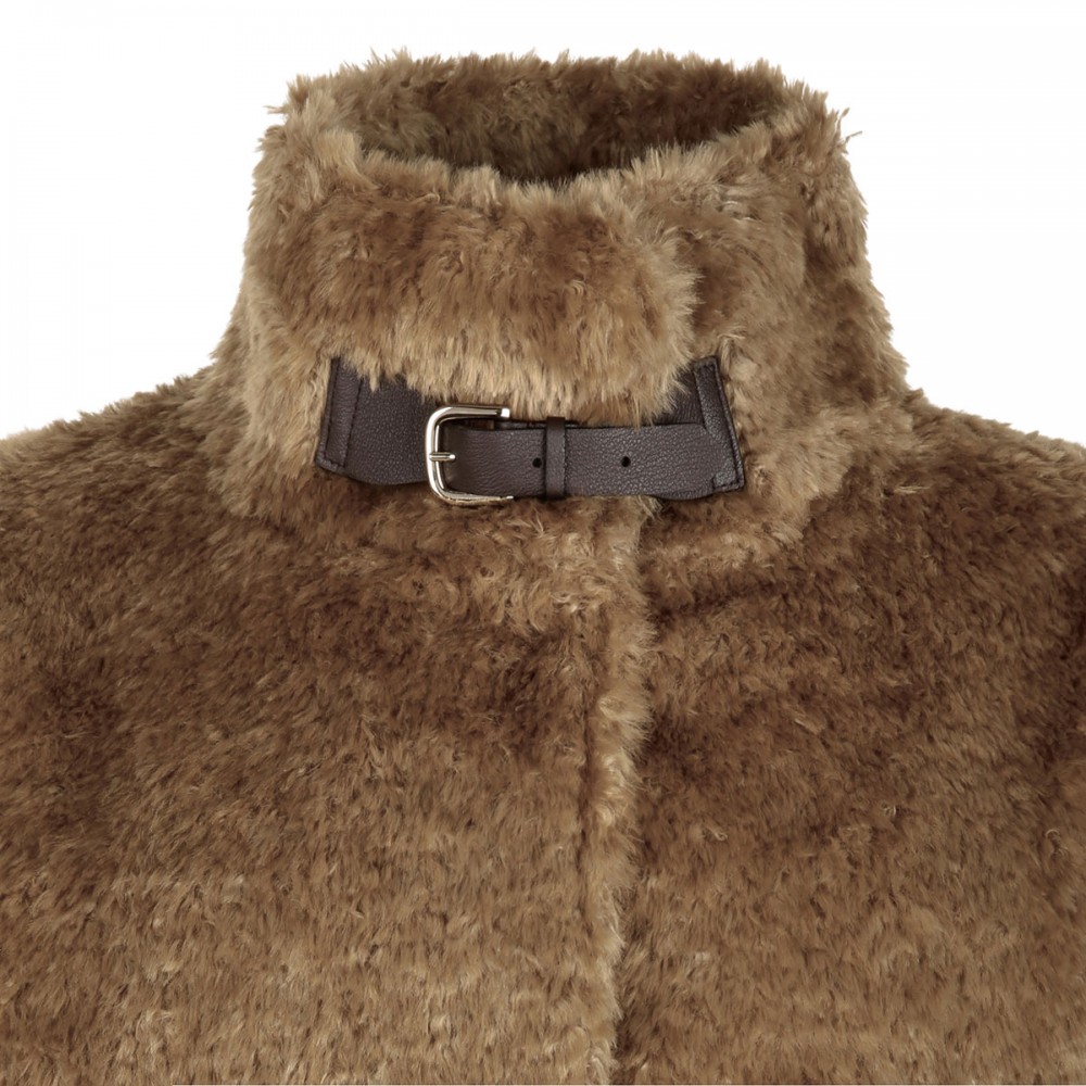 Soft faux fur jacket