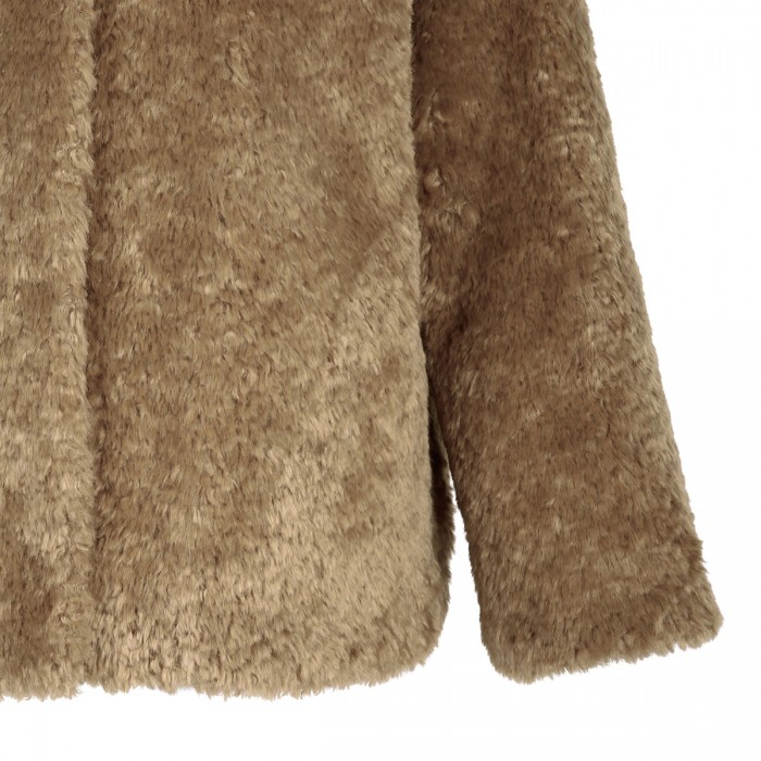 Soft faux fur jacket