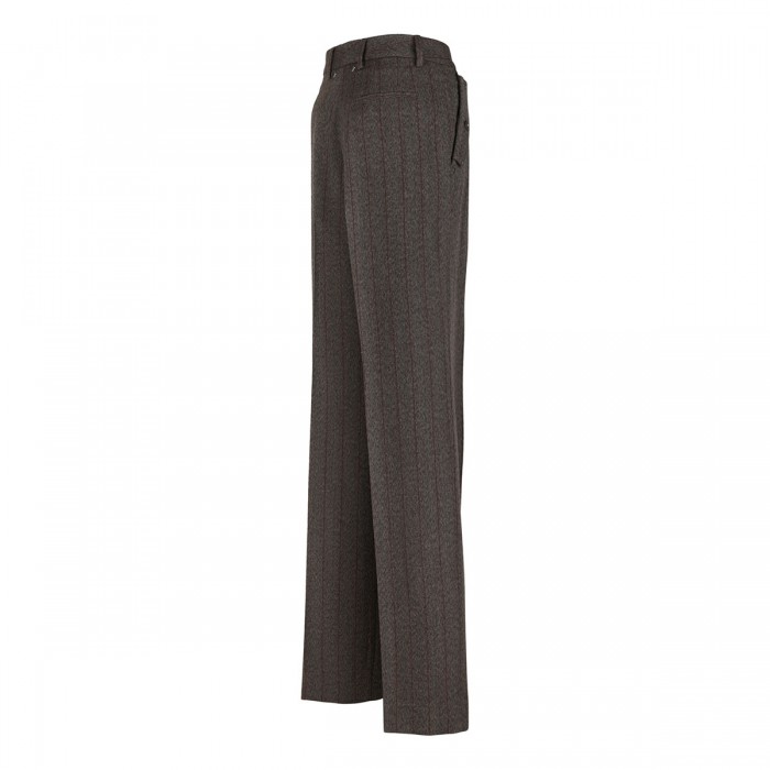 Pinstripe wool pants