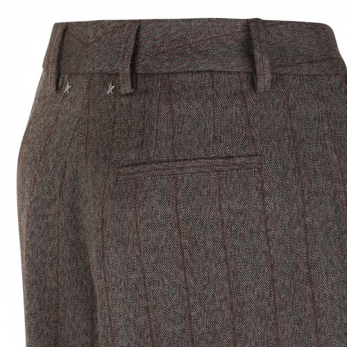 Pinstripe wool pants 2