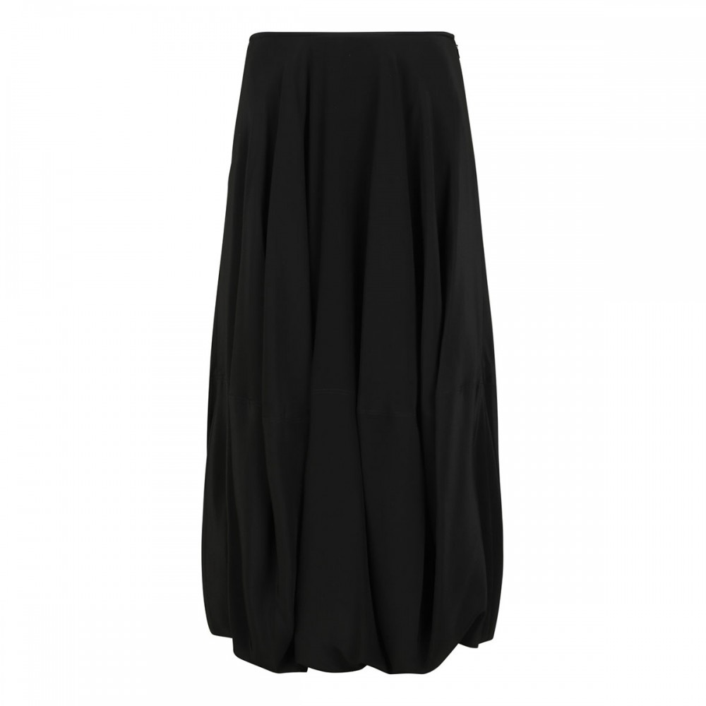 Black balloon skirt