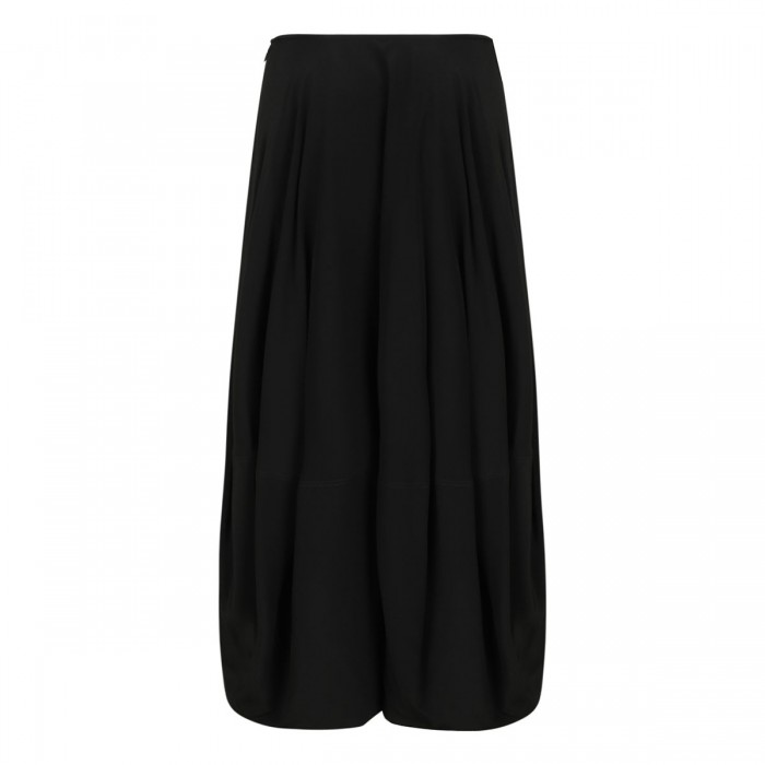 Black balloon skirt