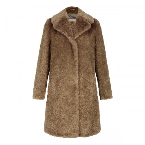 Soft faux fur coat