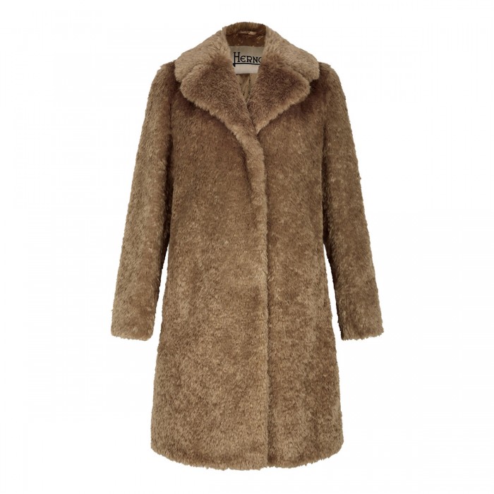 Soft faux fur coat