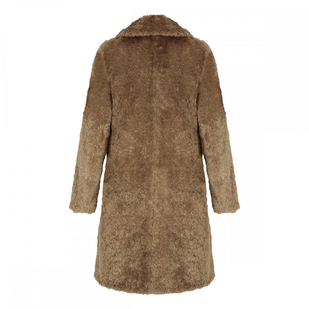 Soft faux fur coat