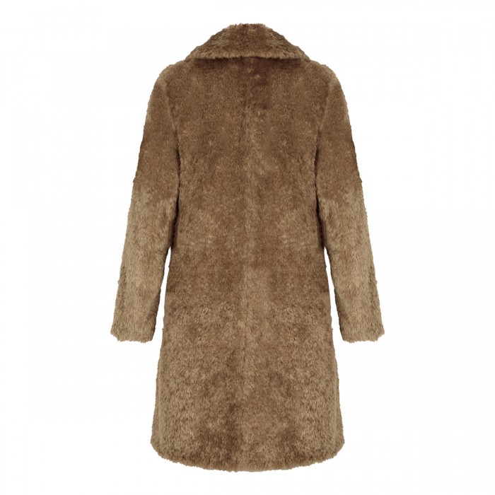 Soft faux fur coat