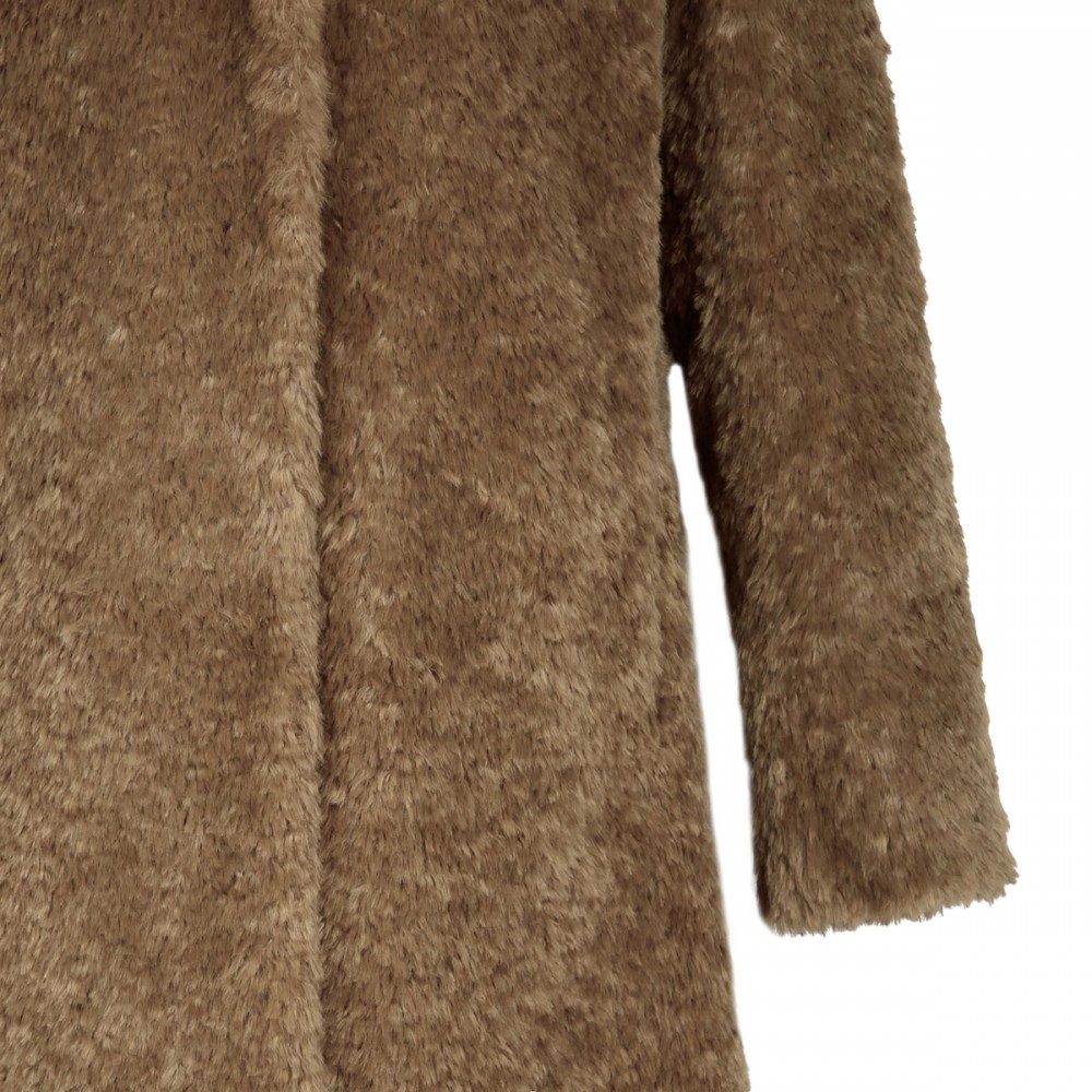 Soft faux fur coat