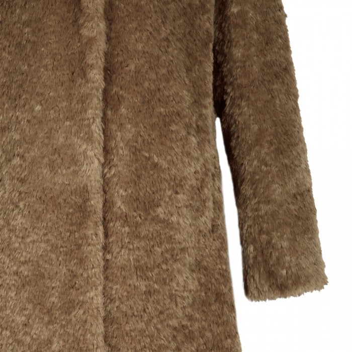 Soft faux fur coat