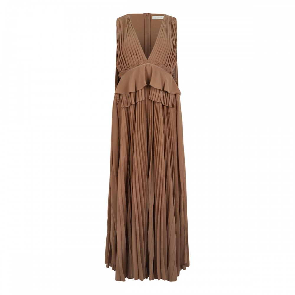 Memento pleated gown