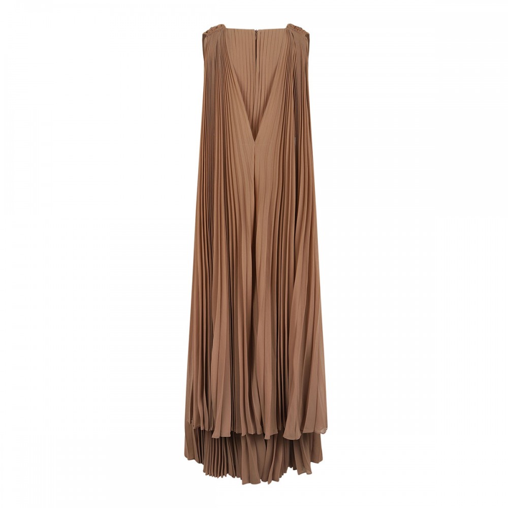 Memento pleated gown