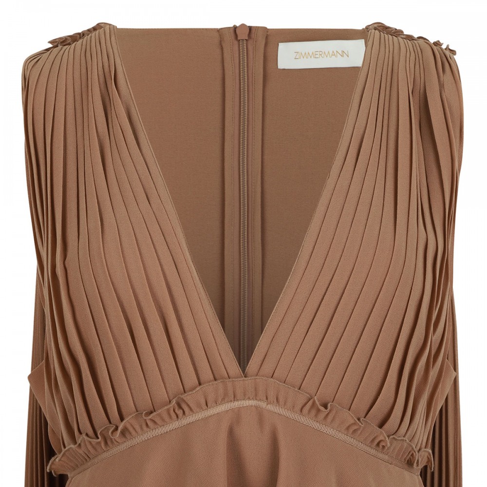 Memento pleated gown