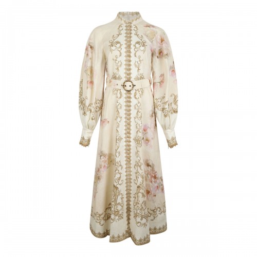 Hypnotic buttoned midi dress