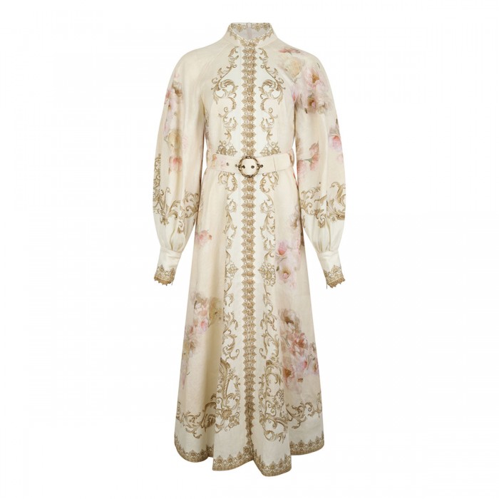 Hypnotic buttoned midi dress