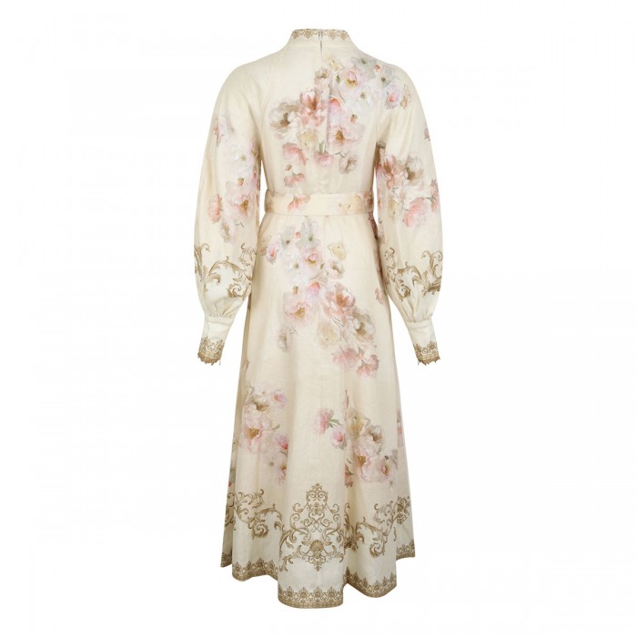 Hypnotic buttoned midi dress