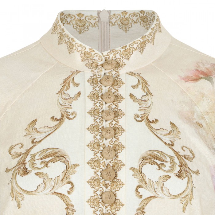 Hypnotic buttoned midi dress