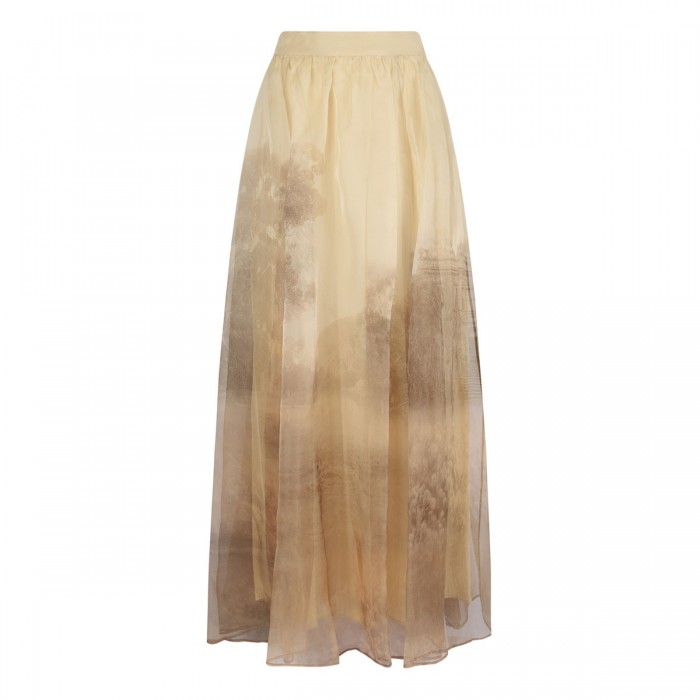 Memento organza maxi skirt