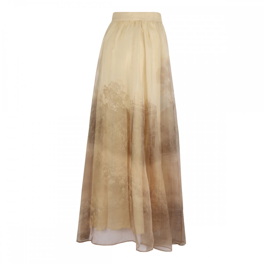 Memento organza maxi skirt
