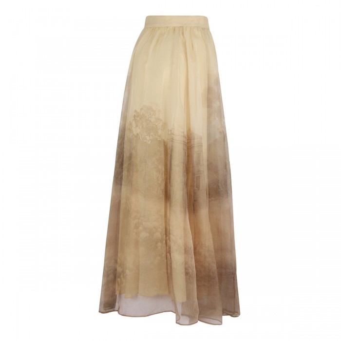 Memento organza maxi skirt