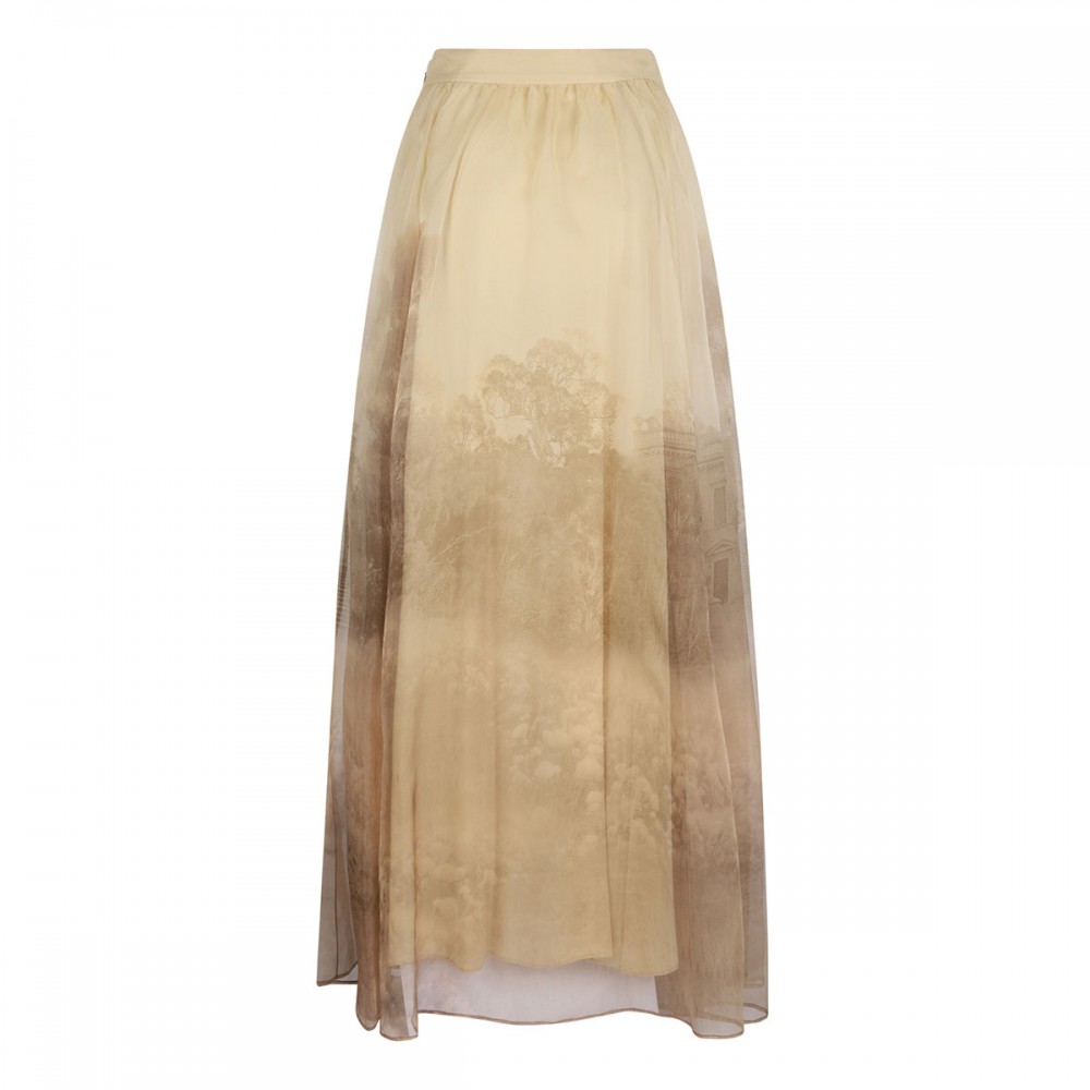 Memento organza maxi skirt