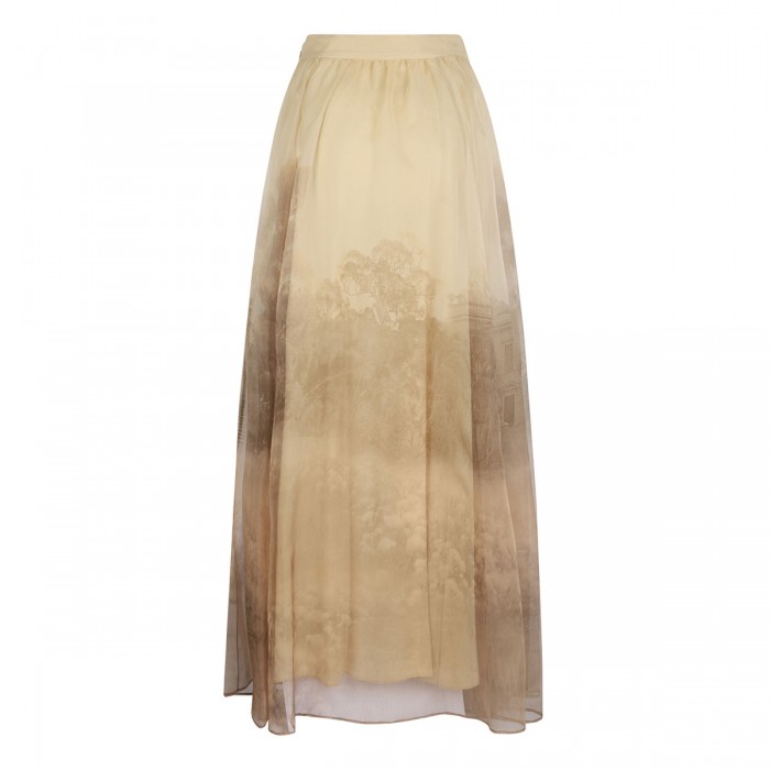Memento organza maxi skirt