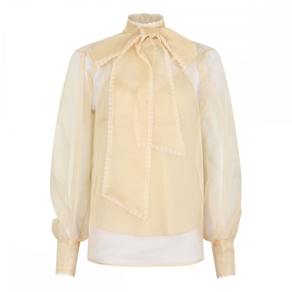 Memento organza blouse