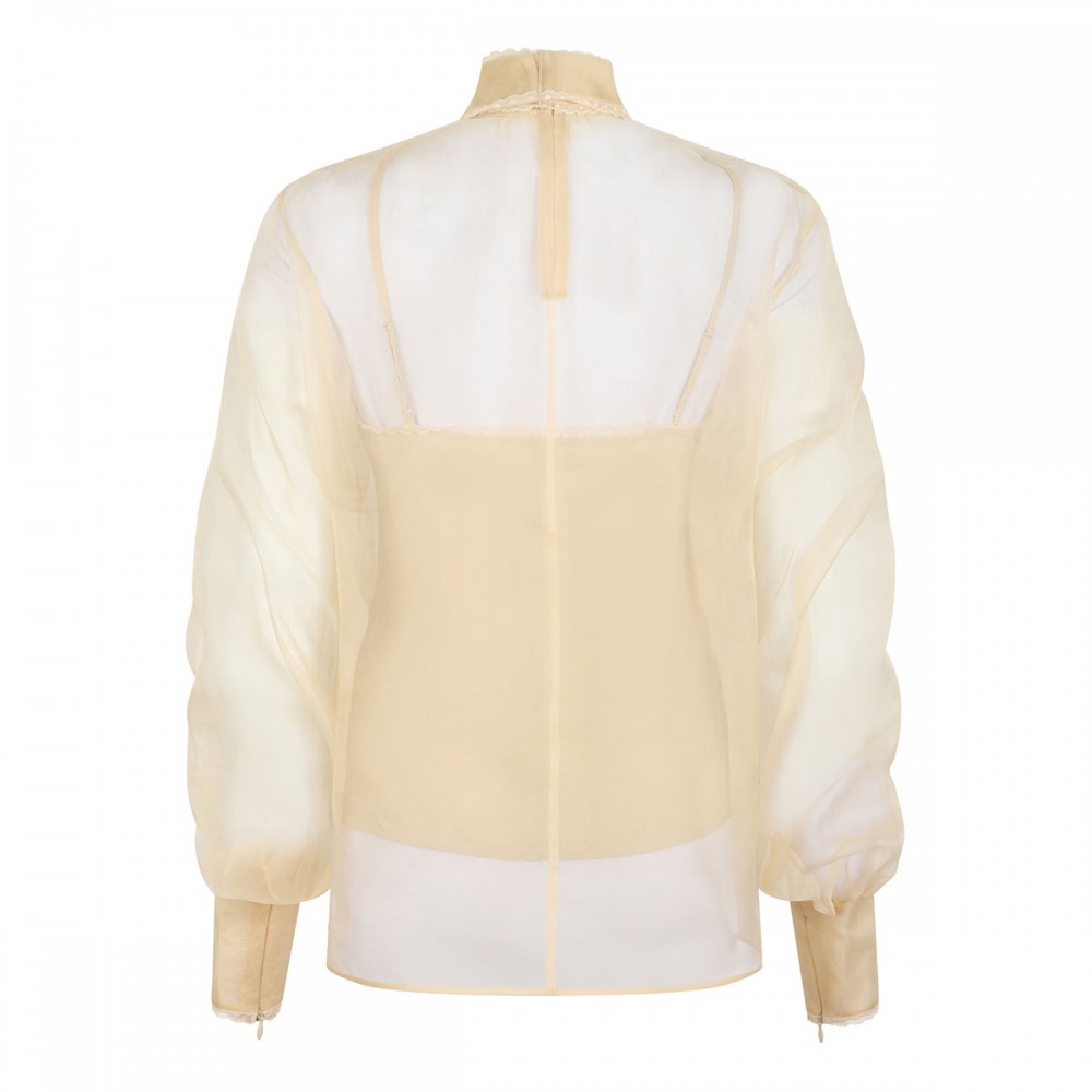 Memento organza blouse