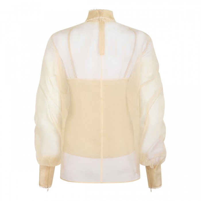 Memento organza blouse