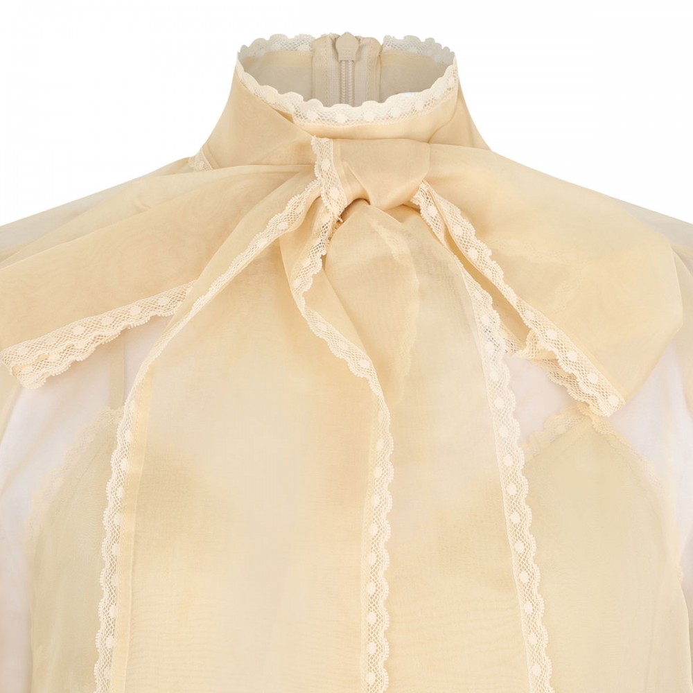 Memento organza blouse