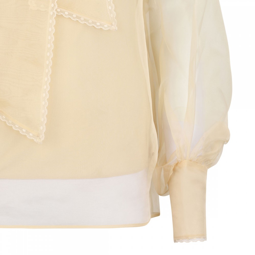Memento organza blouse