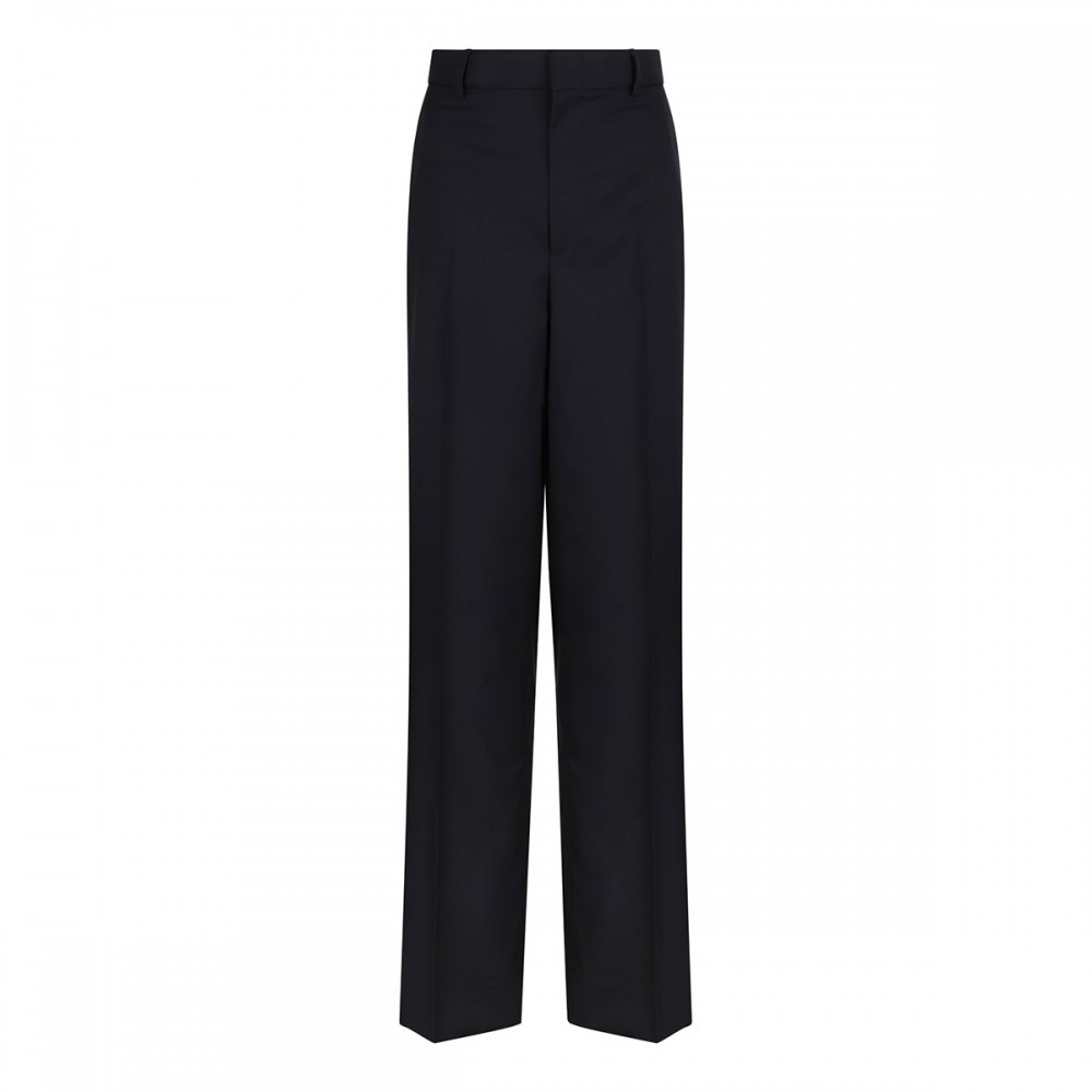 Navy wool pants