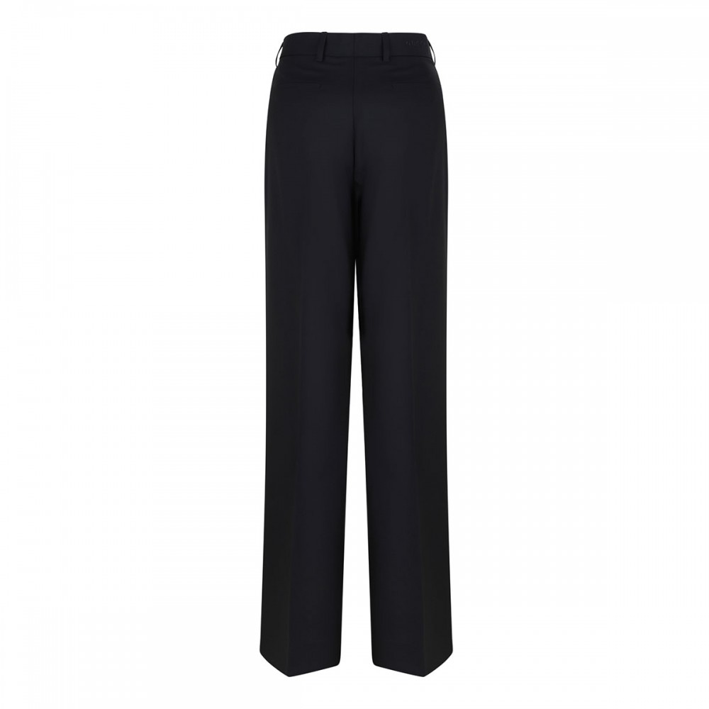 Navy wool pants