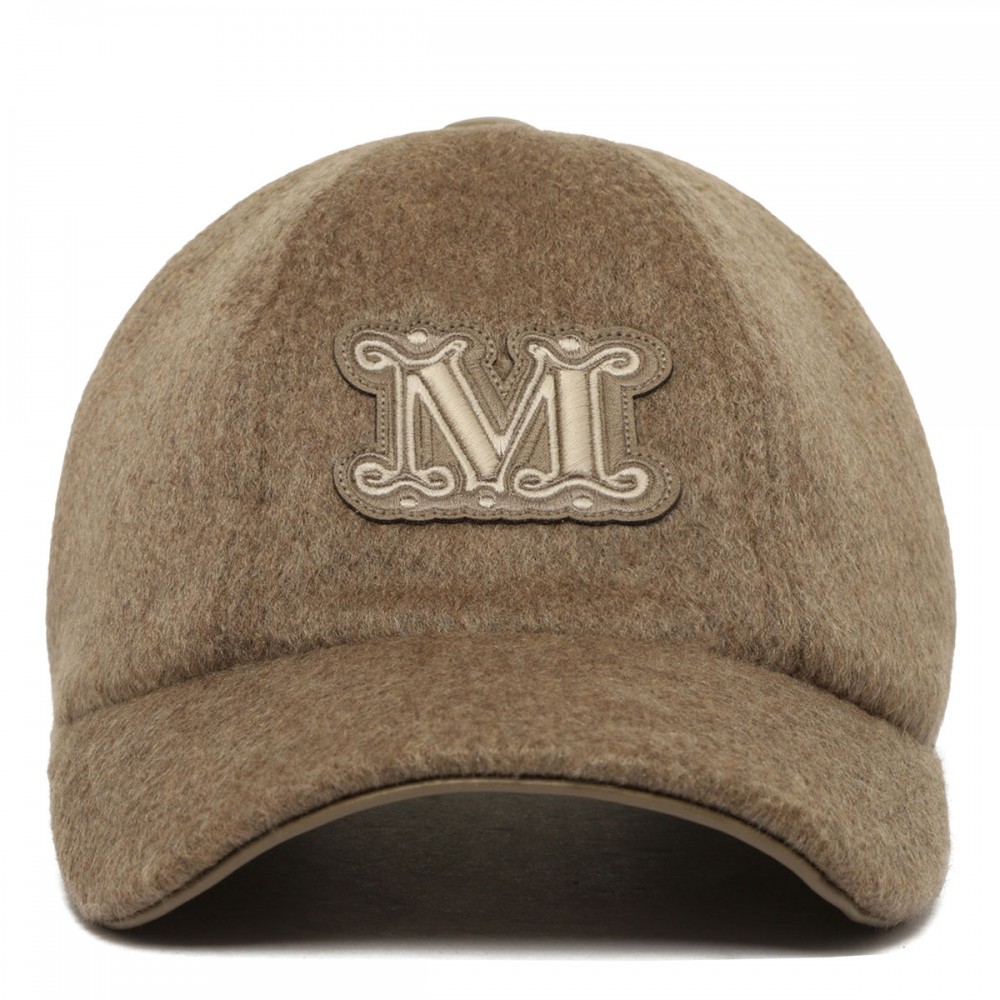 Cashmere baseball cap